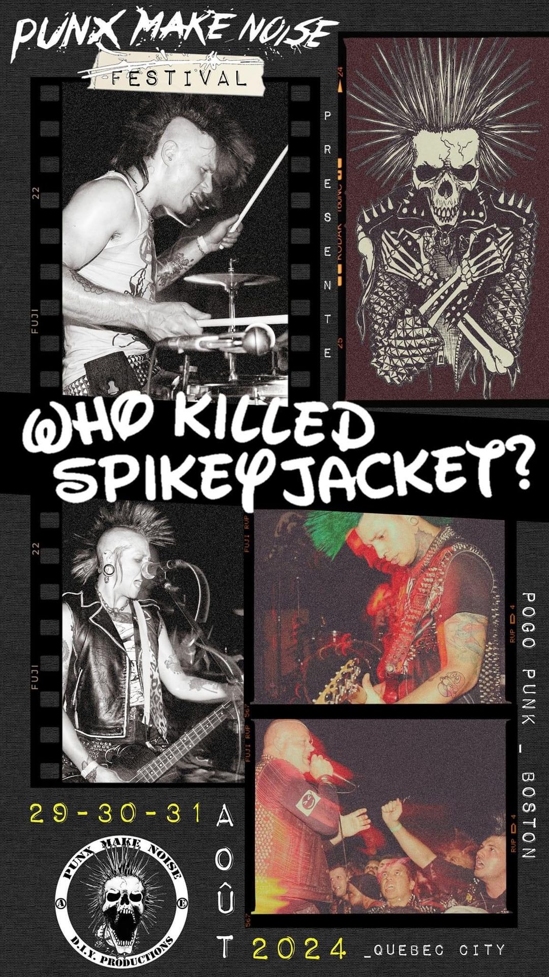 who killed spikey jacket punx make noise