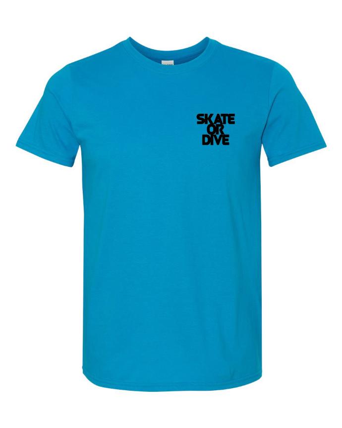 Size MEDIUM Skate or Dive (T-Shirt)